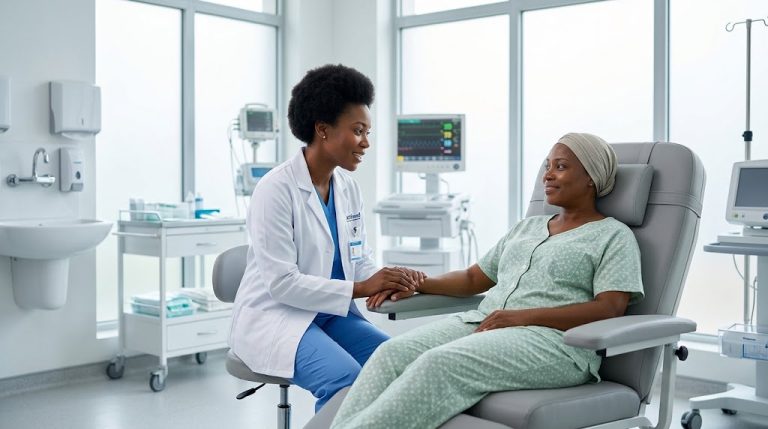 private clinical oncology suite at Afrimed Specialist Hospital in Lagos